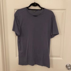 John Varvatos purple T-shirt.